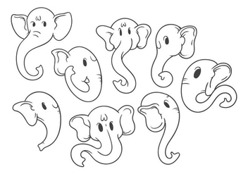 Free Cartoon Ganesha Vector - vector gratuit #400977